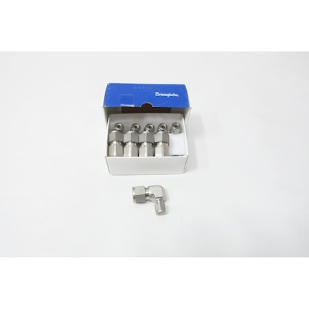 Swagelok BOX OF 10 1/2IN 1/4IN STAINLESS TUBE TUBE PIPE ELBOW, 10PK SS-810-9-4